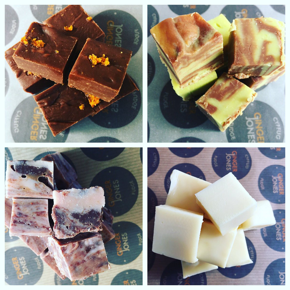 GingerJFudge's tweet photo. We’ll be in Roath market on Saturday with a delicious choice of fudge 😊👍🏾 @RCMAmarkets #Roath #cardiff #gingerjonedfudge #fudge #cyffug https://t.co/ZITjwoJFcN