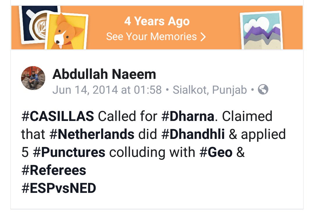 w_dablew's tweet photo. Exactly 4 years ago i posted this. 😁
#ESPvsNED #Memories #Russia2018 https://t.co/fvHpPVpYMj