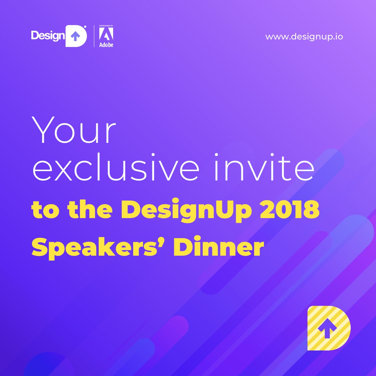 Across today, across all media channels we’ll be giving clues to 3 of our keynote speakers &amp; Masterclass leaders. Guess all three correctly and you get your exclusive invite for a dinner with all our Speakers - including those you guessed. More details on designup.mn.co