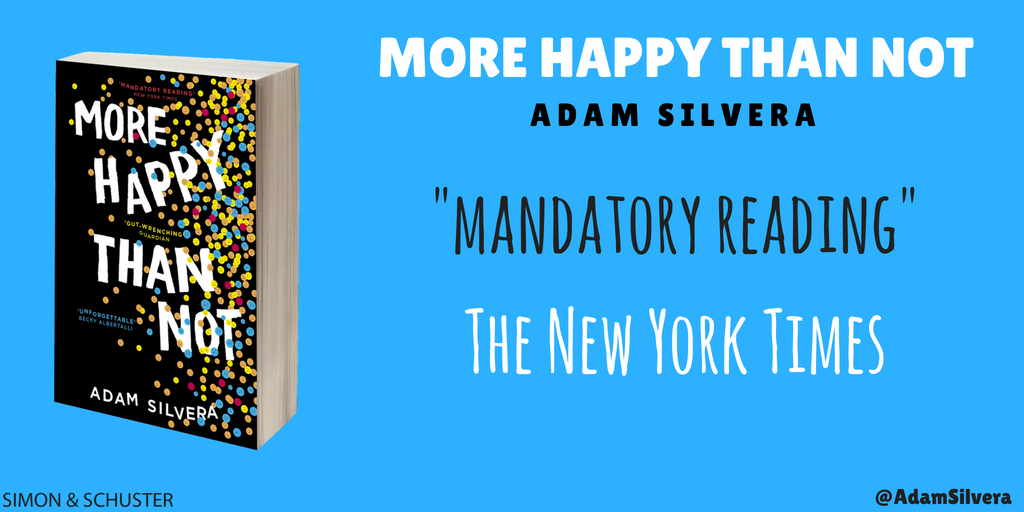 #MoreHappyThanNot the US debut by best-selling <a href="/AdamSilvera/">ADAM</a> is publishing in the UK in a few short weeks! 

Have you pre-ordered your copy?