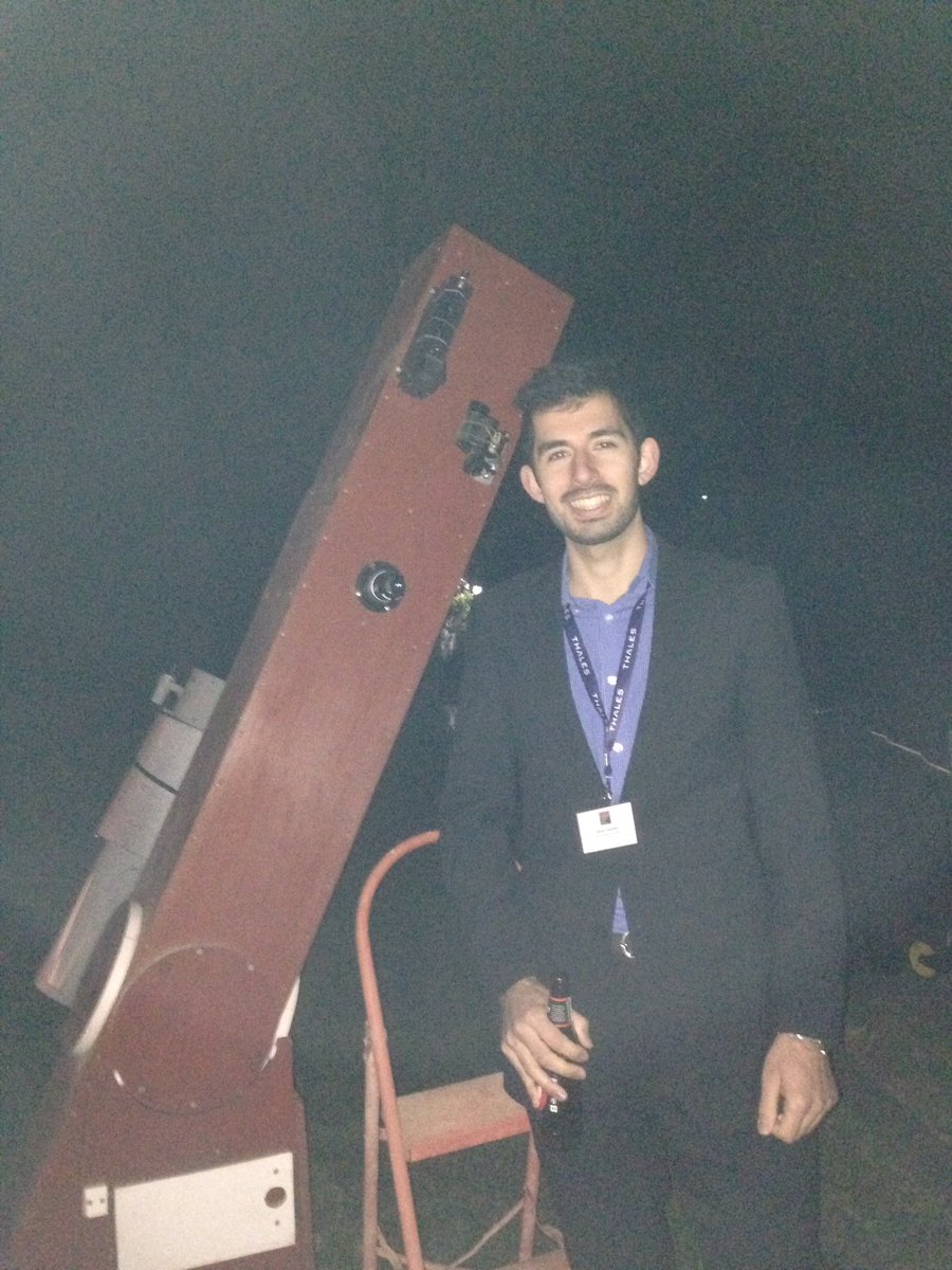 SimonTsianikas's tweet image. Having a look through some telescopes at the National Gallery. Saw Jupiter! #ASPISpace #NewColomboPlan