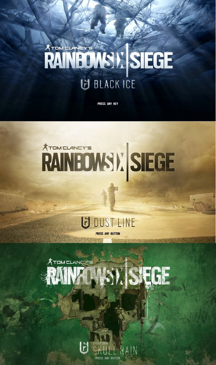 PJ_Tetsu's tweet photo. The collection of all operation's key arts. I really enjoying Operation Para Bellum.
 #R6S #RainbowSixSiege
@Rainbow6Game https://t.co/SgREg2yCAR
