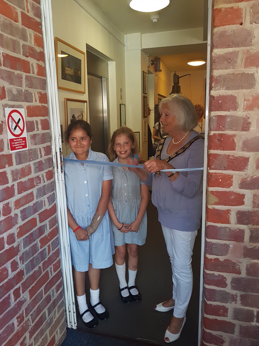 Monday saw the opening of the Herkomer Photography Project by <a href="/StHildasBushey/">St Hilda's Bushey</a> Art Scholarship Group at Bushey Museum, opened by our honoured guest the Mayor of Hertfordshire, Cllr Brenda Batten.  It was a lovely celebration of all the girls hard work and creativity. Well done!