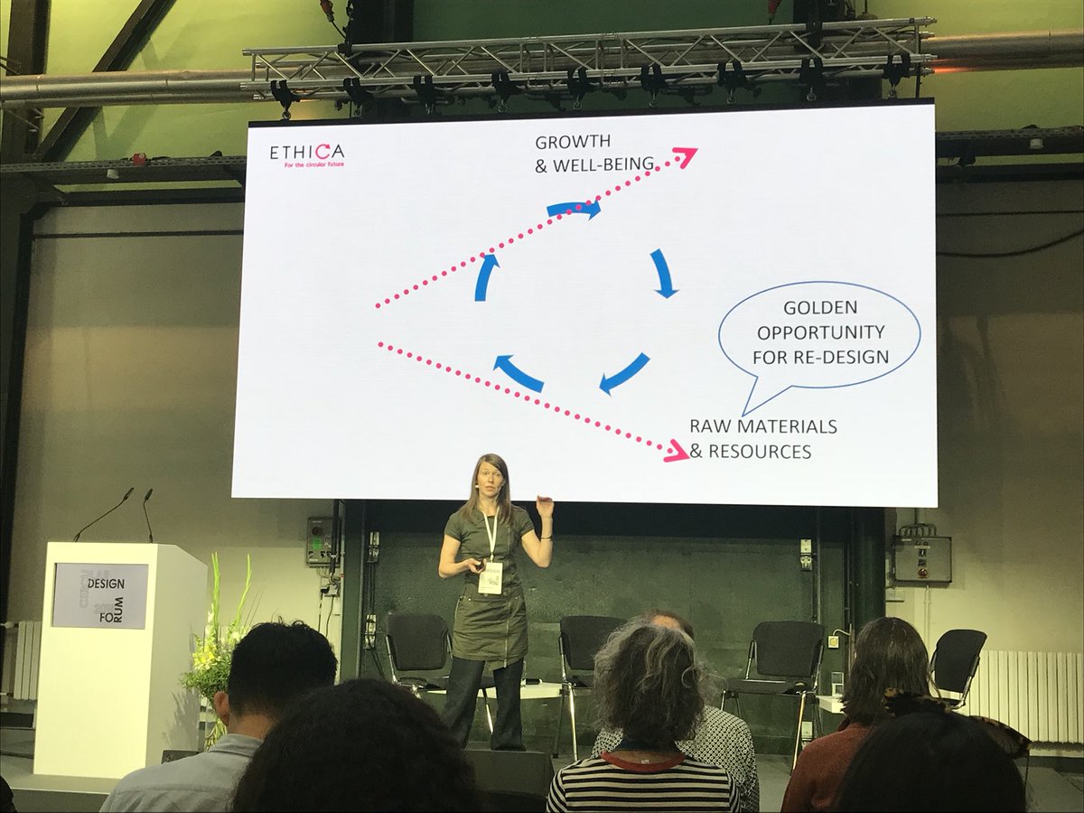 hallbarguiden's tweet photo. Massor av intressanta föreläsningar och workshopar på #circulardesignforum idag. Just nu @anneraudaskoski om cirkulärt mindset. #cirkulärekonomi https://t.co/tK5vPd2MxI