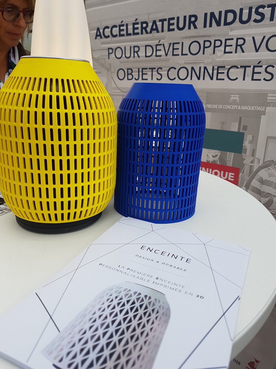 WeNetwork_'s tweet photo. #Web2Day | @web2day, c'est aussi l'occasion de retrouver l'#Iotfamily avec @OwaSpeaker, la nouvelle enceinte personnalisable
grâce à l’impression 3D. Plus d'infos sur https://t.co/5Jsuh7V0re ! #Iot #3DPrint #LaPosteW2D https://t.co/gaUTGdggrV