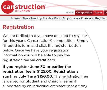 CanstructionORL's tweet photo. Don't miss out on early registration! Get your team registered before June 30th at a discounted rate. 👍🤑https://t.co/XjoylnN2Oj https://t.co/ZSpeptzKPP
