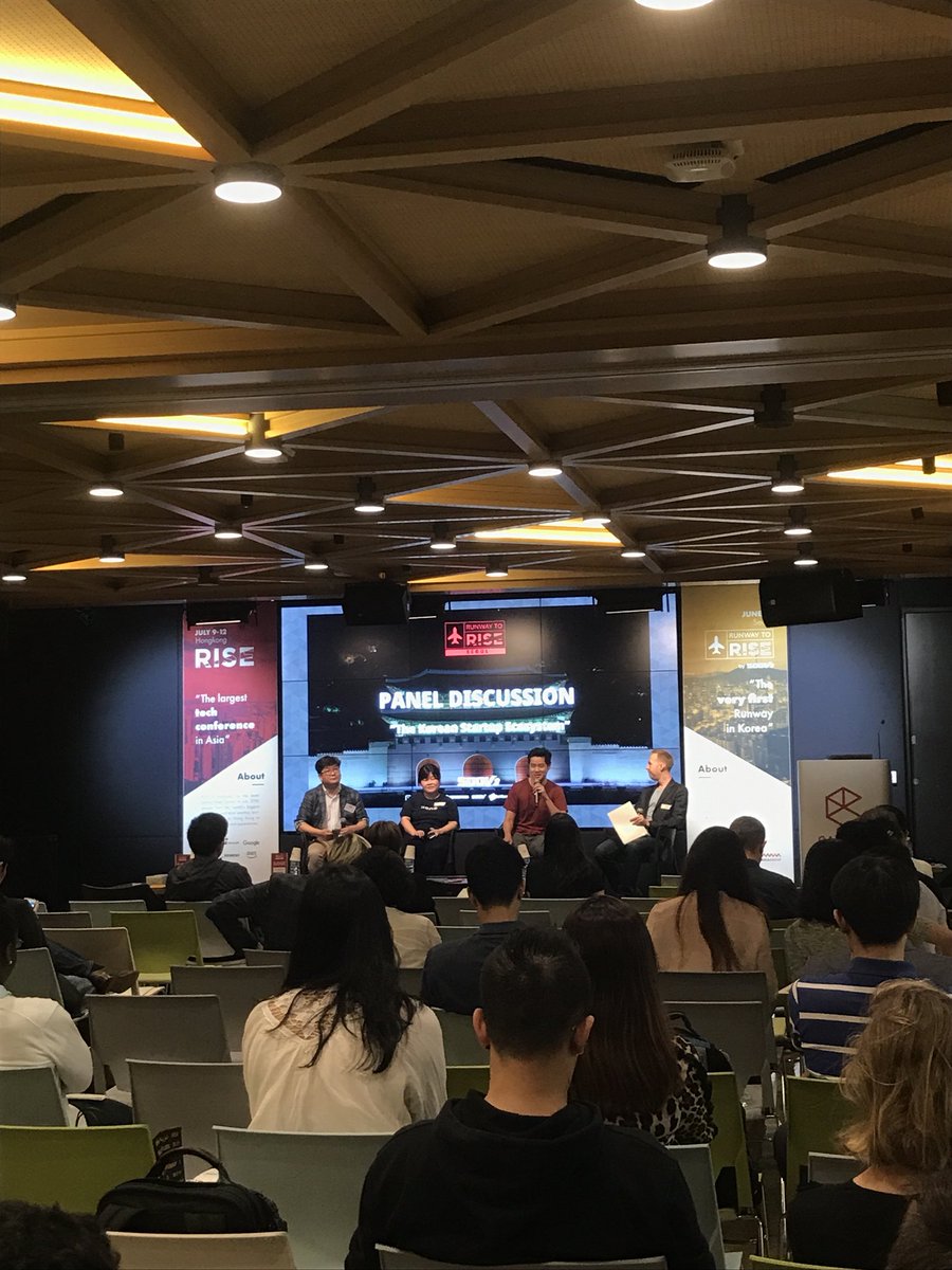 StrixGlobal's tweet photo. Listening to The Korean Startup Ecosystem panel session at @RISEConfHQ Seoul! Thank you @G3Partners @konolabs @bigbangangels and Zikto! https://t.co/V2sSZtMx19