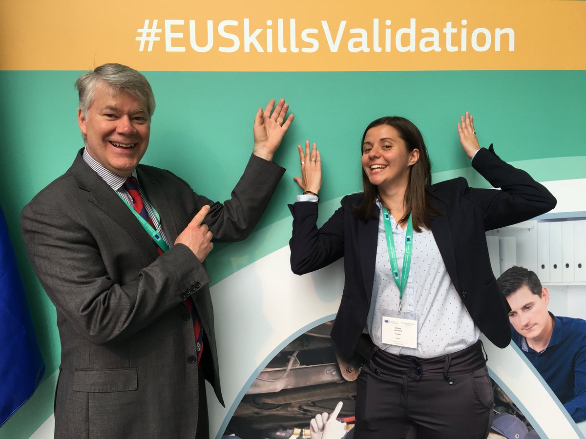 SWVisionsBE's tweet photo. Moderating the #EUSkillsValidation festival together with Stefany @Prospexdotcom for @Cedefop and @EU_Social https://t.co/5Cbkk5kAmU