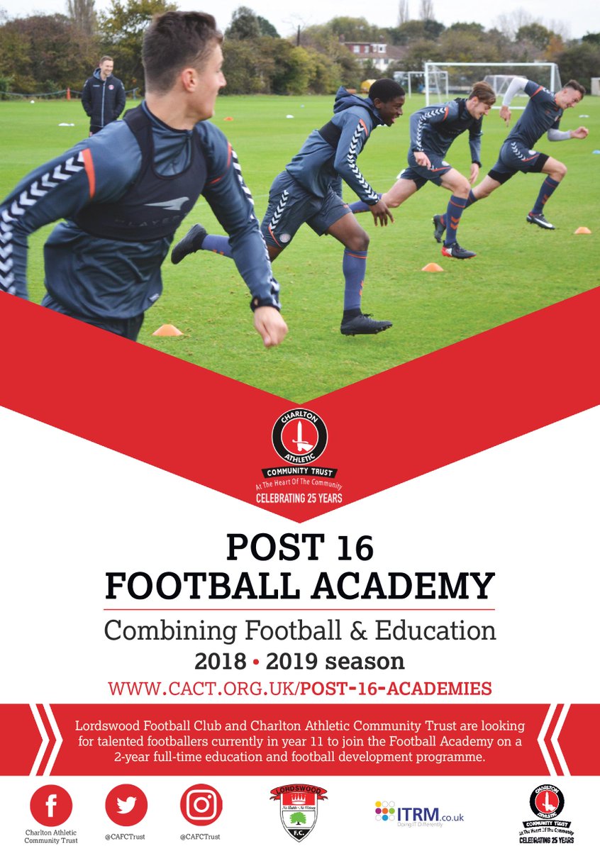 CAFCTrust's tweet photo. LORDSWOOD | U16 players from across #Kent are invited to the next CACT @LordswoodFC Academy trial on Wednesday 20 June delivered by former @SunderlandAFC Assistant Manager Charlie Oatway. #CAFC #football #post16academy https://t.co/HJCJ8bKohg