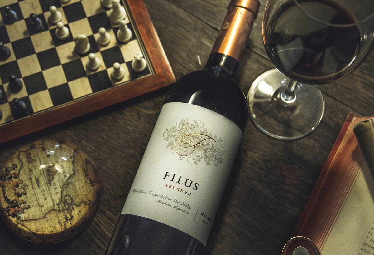 GourvidWine's tweet photo. Who loves Malbec? 😍 This is #Filus Reserve Malbec, made with carefully selected grapes from the Uco Valley in Mendoza, at 1400 metres above sea level. A beautiful wine to pair with grilled beef and good friends! 🍷 #winelover #Mendoza #Malbec https://t.co/P2gbDFfZVs