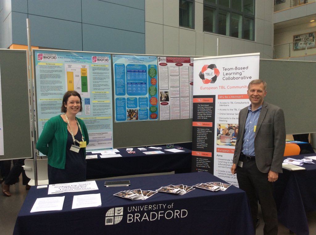 beckmccarter's tweet photo. Come and talk to us about #TeamBasedLearning! #bfdconf18 https://t.co/IgBxqV9yQy