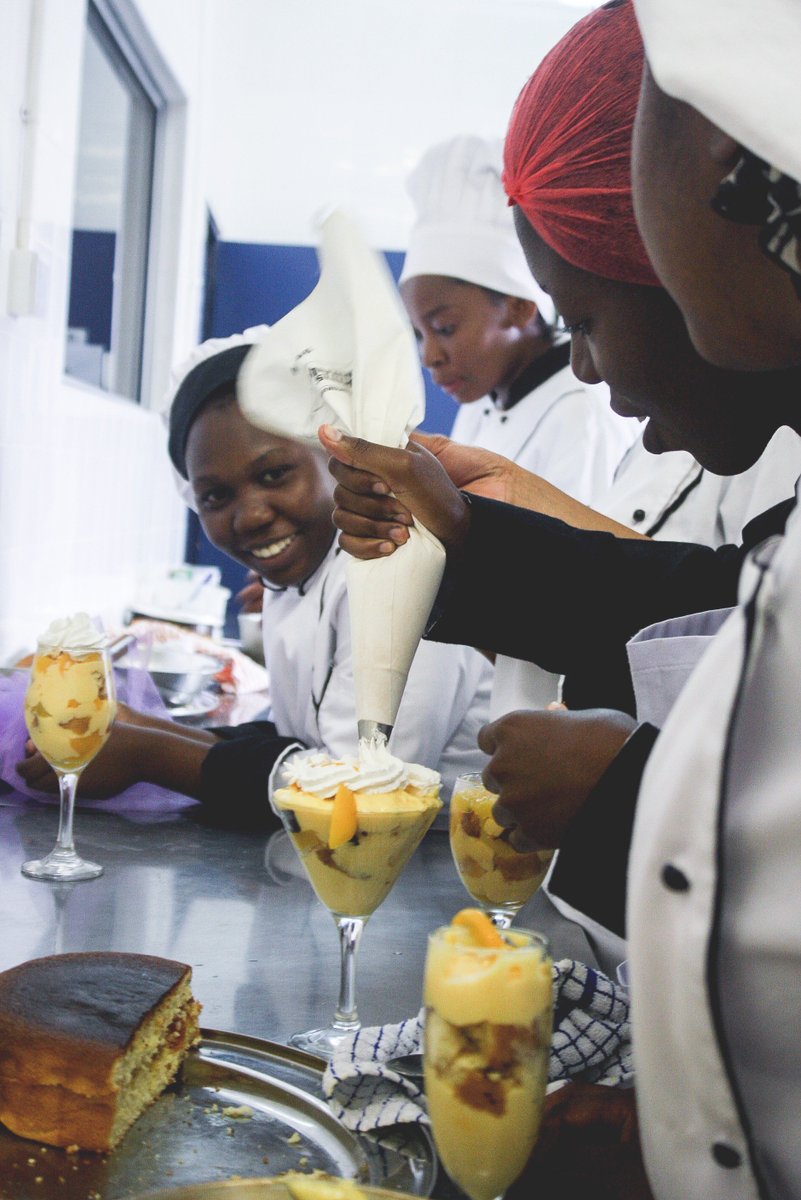 giht_zim's tweet photo. Its all things sweet today in the #FutureChefs kitchen! We are making trifle - a traditional English dessert made from a mixture of thick custard, fruit, sponge cake, jelly and whipped cream! #WeLoveToCook #GIHT #FutureChef https://t.co/juTvf7Fnkx