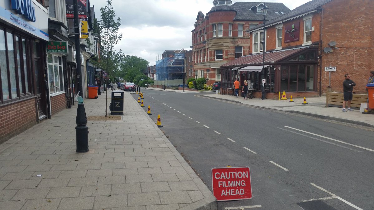 NaturDimensions's tweet image. Really excited to see Shaw Road  being used as a backdrop to filming.. the road really has come a long way since my street design was implemented #streetdesign #lovemyjob #filmsetdesign.. not only that but for its for @ColdFeetTV  one of my all time favourite shows #showingmyage