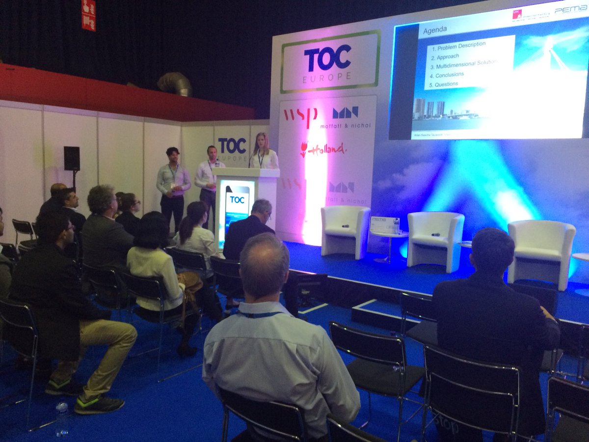 ICHCA2's tweet photo. The #PEMA Student Challenge is kicking off now in TECHTOC Theatre 2 @PEMASecretary @TOCWorldwide #TOCEurope https://t.co/ddh2Uatggn