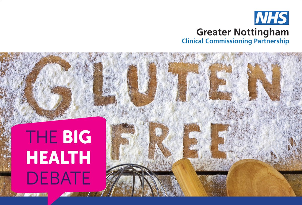 Should gluten free food remain available on prescription for people living with coeliac disease? Greater Nottingham Clinical Commissioning Groups launch a consultation today...bit.ly/2JkbwBE
