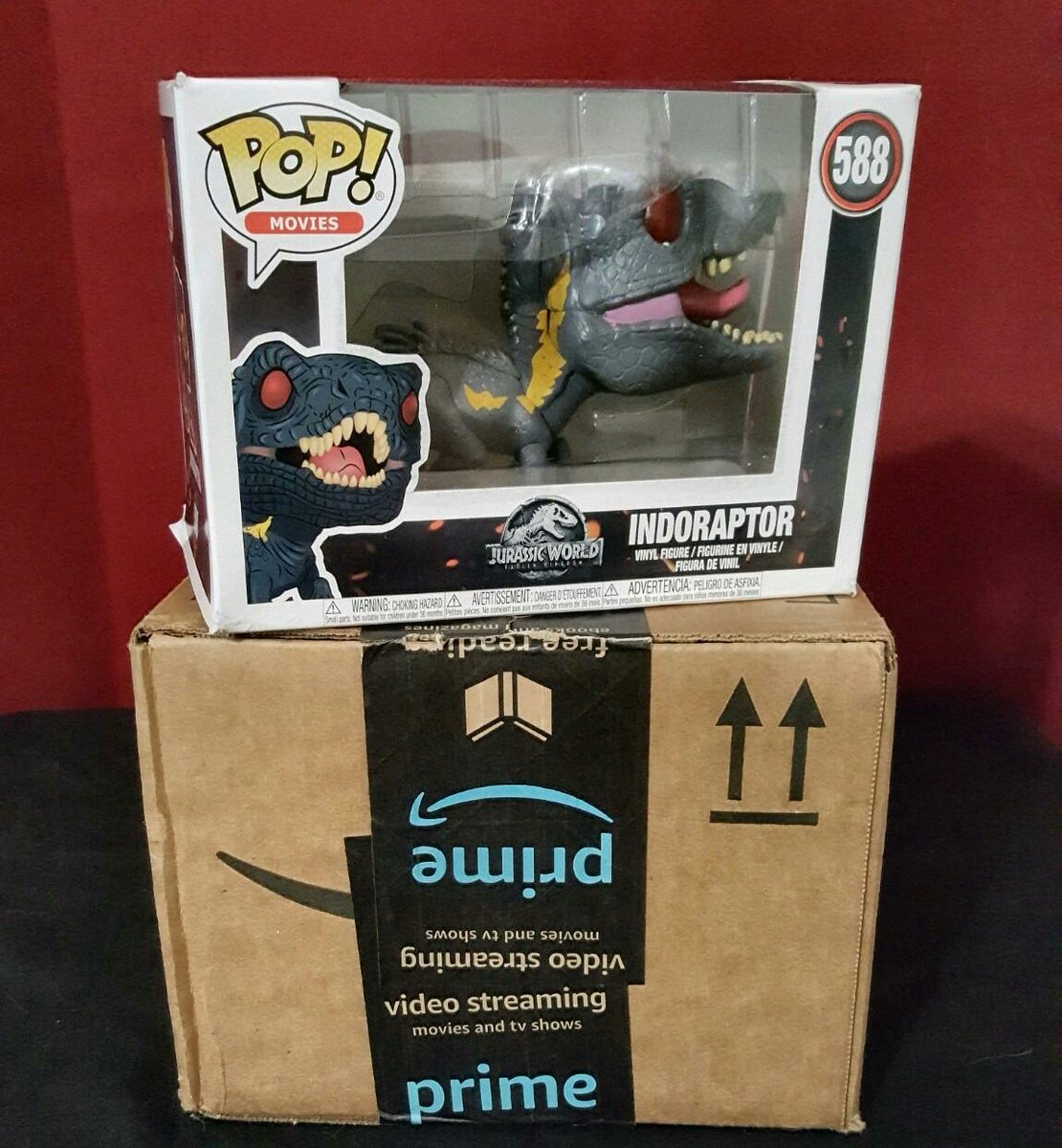 DinosaurCulture's tweet photo. My Indoraptor has arrived! #amazonfindsaway https://t.co/dXf9UBJowu