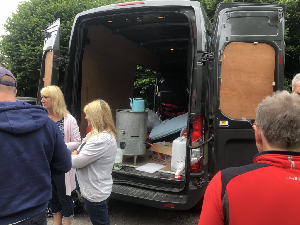 VeryRustyDub's tweet image. Day 2 stage 2 begins of the #IOW110 after a good fuelling 👍🚴‍♂️