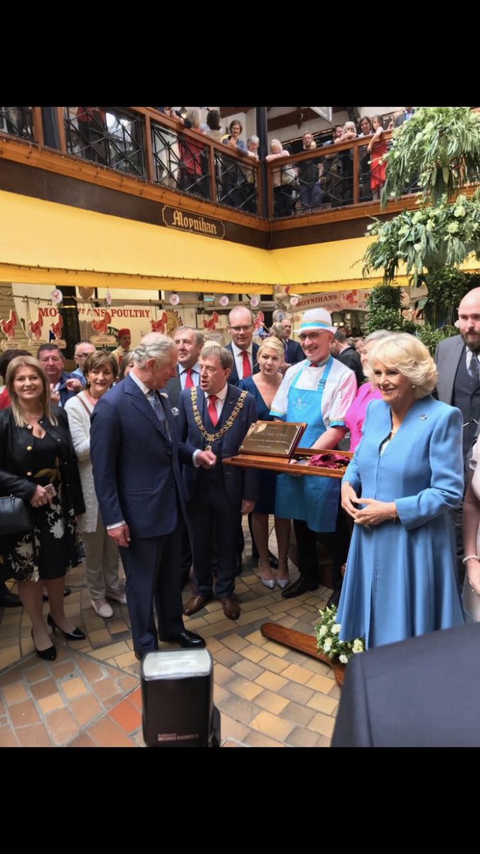 EdelCox's tweet image. What a day #royalvisitCork @EnglishMarket