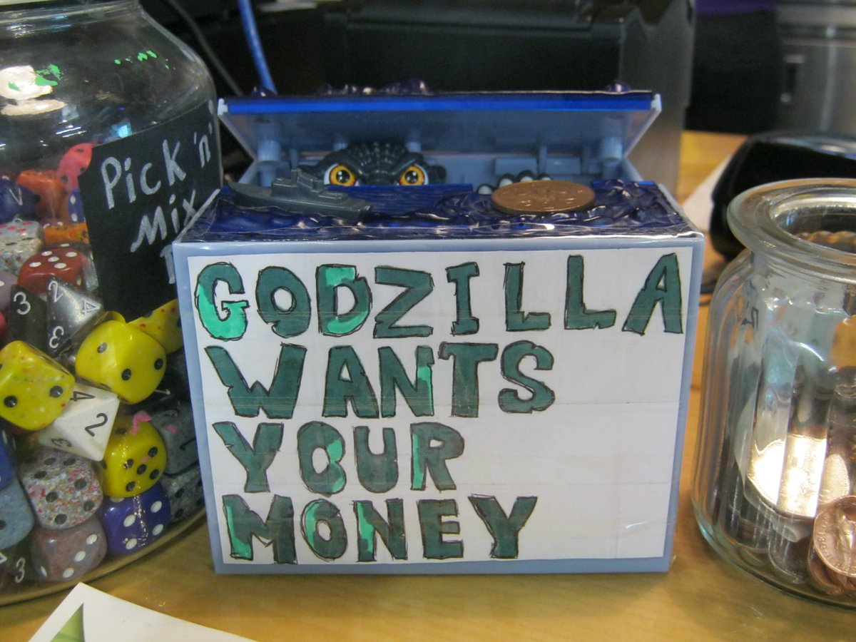 GR_Leeds's tweet photo. 👀

#Godzilla #Tipjar #PreventCityDestructionByKeepingKaijuBusy #StopInGeekOut https://t.co/lYDEWZt8pu