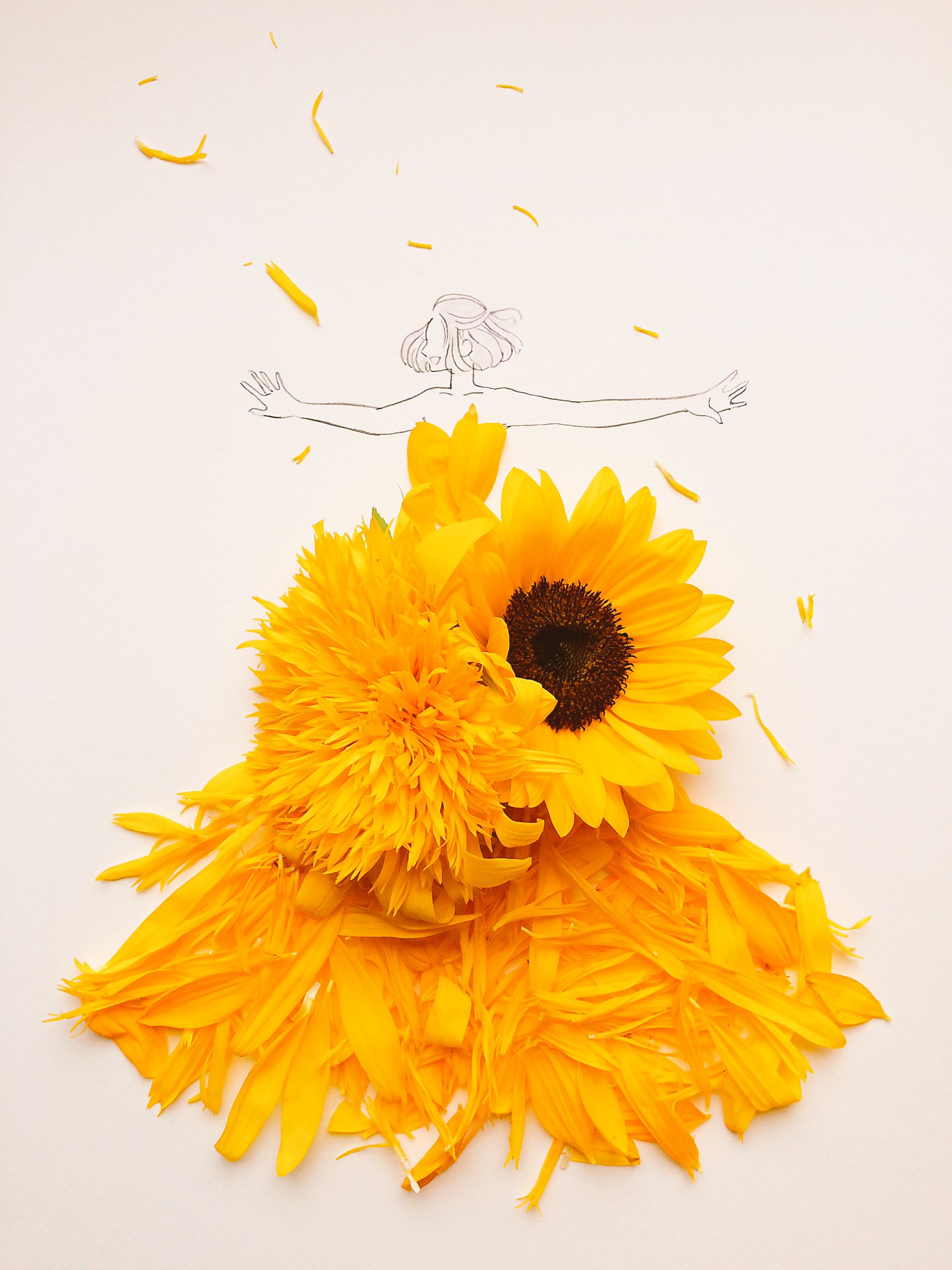 はな言葉 葉菜桜花子 新作ドレスできました Twitterissa ヒマワリドレス 花言葉 あなたは素晴らしい あなただけを見つめる T Co Oaojgvek2o Twitter