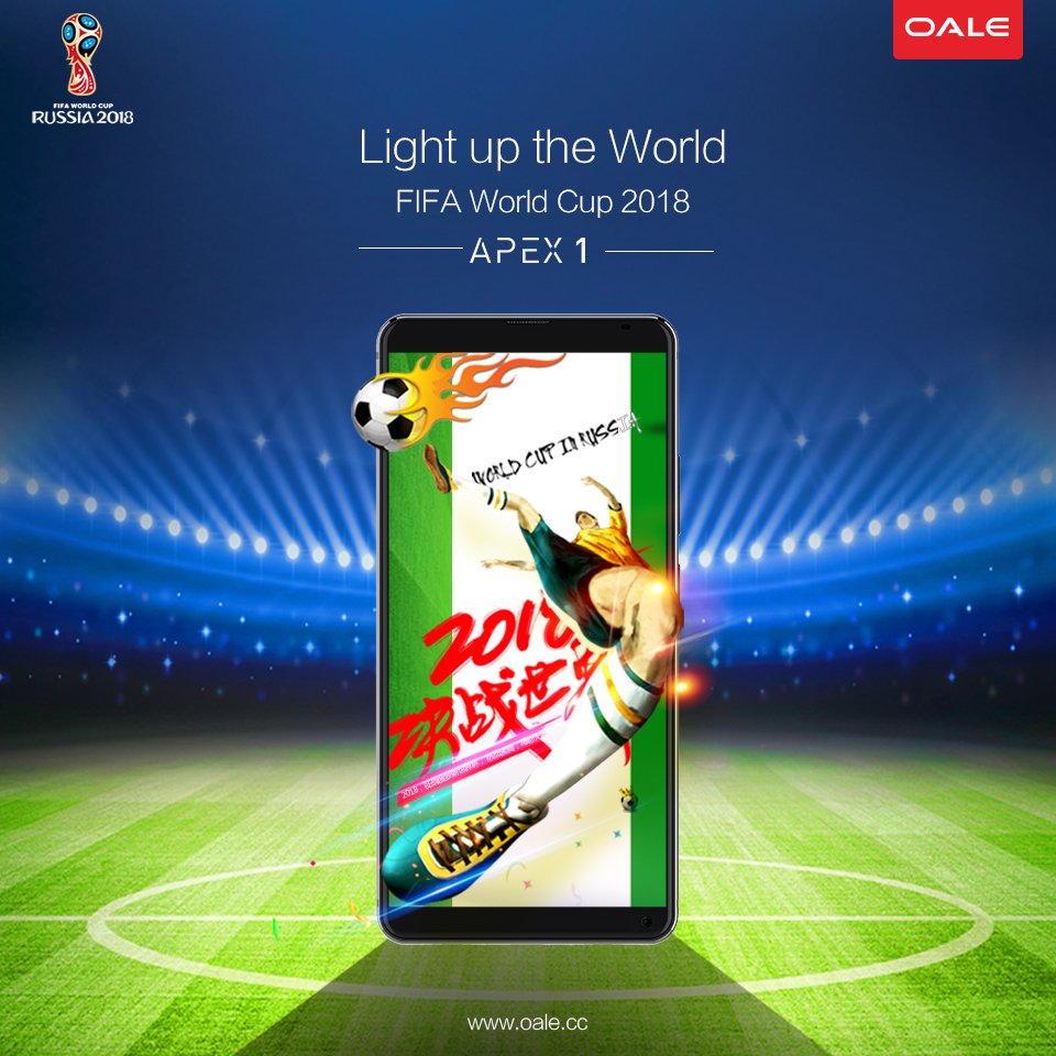 OaleMobile's tweet image. The 2018 FIFA World Cup kicks off today! Which team do you expect to win the champion? #WorldUp