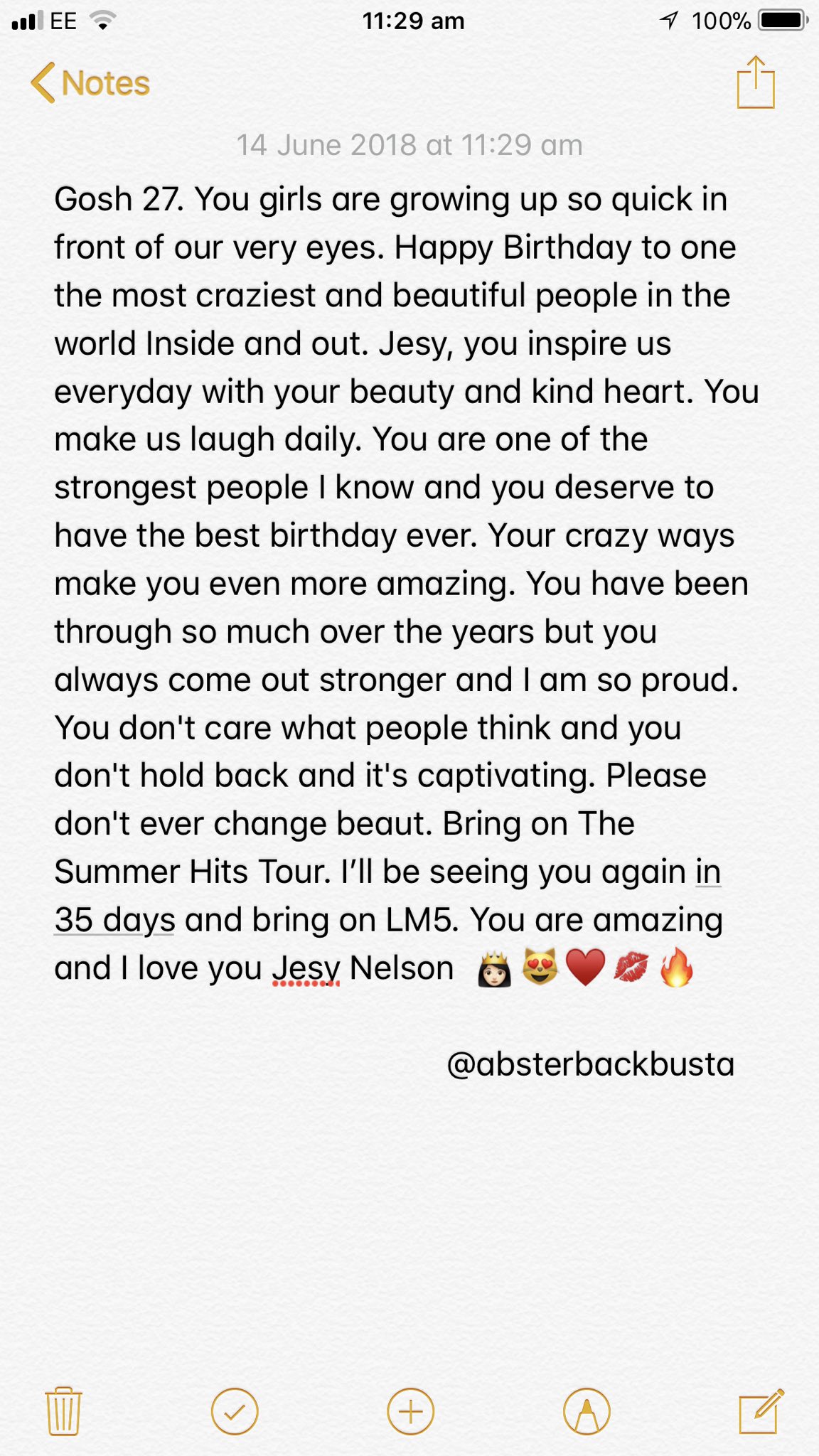 Happy 27th Birthday to the beautiful lady Jesy Nelson         