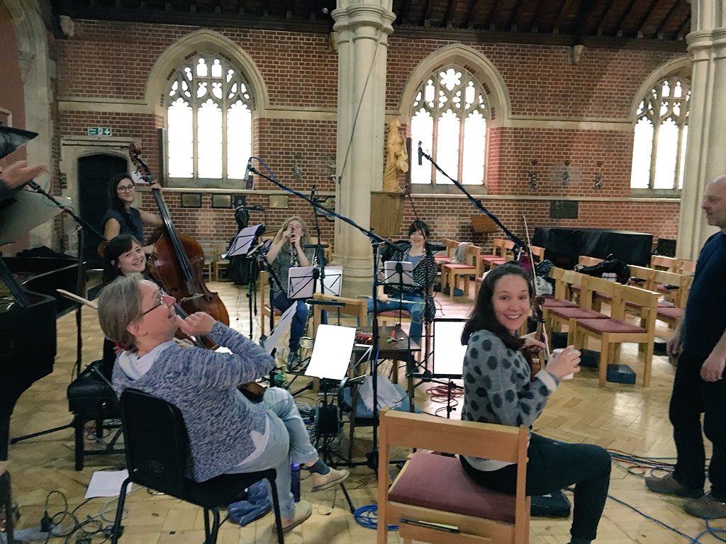 nmcrecordings's tweet photo. The lovely musicians in @PlusMinusEns #newmusic #recordingsession #debutdisc https://t.co/wX39ZgQLDi
