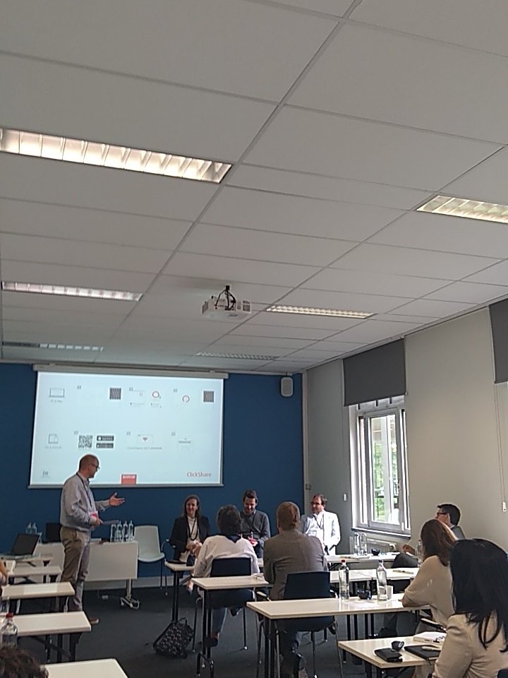 DigitalHealthBE's tweet photo. .@StartupsBe Panel discussion at @The5thConf with stakeholders of @UAntwerpen, @zorgbedrijf and the startup space being represented by #Oxypoint

#T5CDH #BeHealth https://t.co/5pFN2yb48o