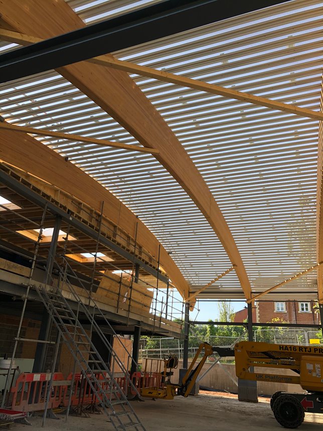 fl_architects's tweet photo. Really taking shape on site for our @YMCAEastSurrey inclusive sports facility with great progress by @SunninghillCCL https://t.co/vAtJdDVlcm