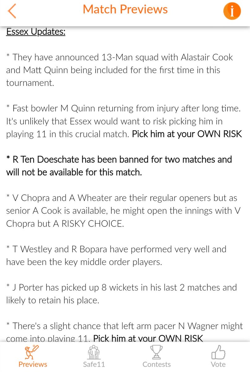 Probable_11's tweet photo. #Dream11 #RLODC #EnglishOddCup #Royallondononedaycup #YORvsESS
#ESSvYOR

Yorkshire vs Essex match info available on our App.

Download #probable11 App now to get daily updates🙂

App link👇
Android:

https://t.co/iii4DxcF9A 

IOS:

https://t.co/ZkQP0l2NCF https://t.co/ZWW1kATTGy