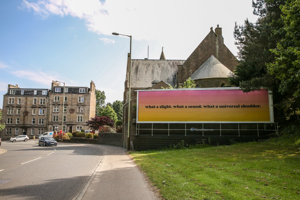 eoin_dara's tweet photo. Such a joy to have Eve's work out in the city as part of our summer season @DCAdundee. The first in an unfolding series, this major new billboard work is a 20min walk away from the gallery. Go for a wander to see it this weekend.
#EveFowler
Directions: https://t.co/0NtIgSlxDL https://t.co/xMOZfBdonE