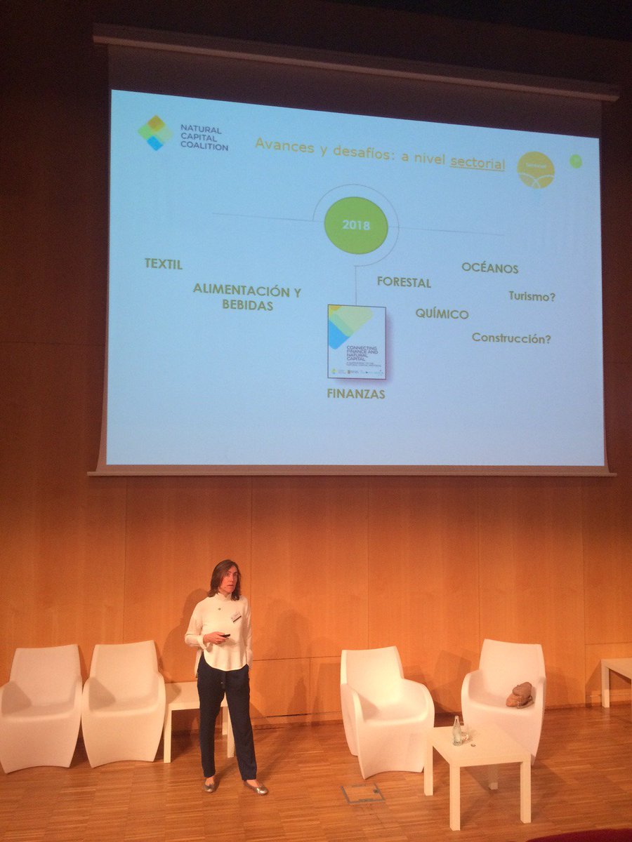ecoacsa's tweet photo. En #NatCapSummit estamos midiendo el interés del público sobre qué sectores son los más relevantes para ellos con Marta Santamaría de @NatCapCoalition -#energía #agricultura transporte Testing which sectors are more important for the audience @NatCapSummit w/ M. Santamaría https://t.co/PryePWT4OY