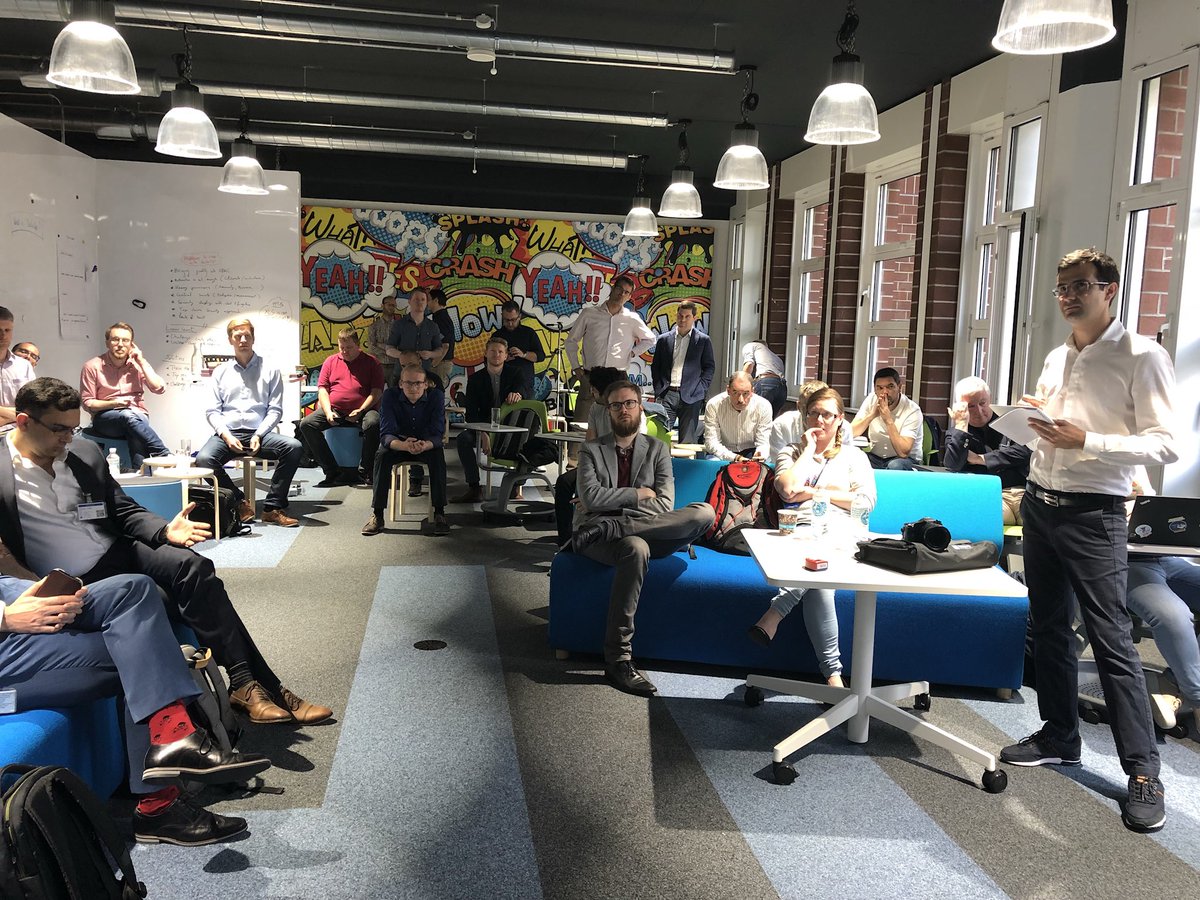 rrafols's tweet photo. Discussing about automating security #DevSecOpsAXA #axa #oneaxa #lifeataxa #devsecops https://t.co/sWIeoNV5cj