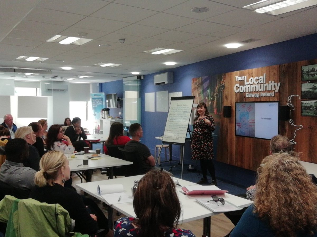 rolynagh's tweet photo. First workshop of @SEIreland  Academy West kicking off at the quality #BOILabGalway with thanks to @grayclarke! #academywest #understandingtheproblem https://t.co/4IeB8lvnel
