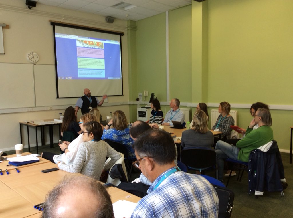 beckmccarter's tweet photo. Cultivation! Wolves! Scholarship! @DoctoralSkills knows how to grab our attention #bfdconf18 Must stop tweeting now, got to play hot potato 😬 https://t.co/ZCzpWys0tr