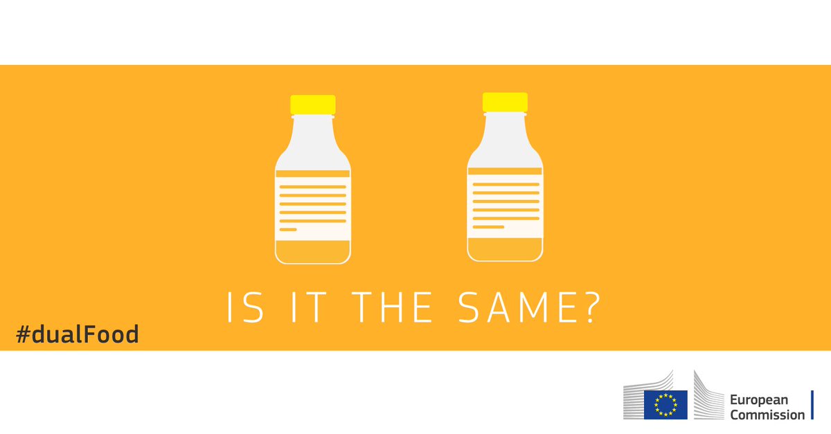 EU_JRC's tweet photo. The @EU_ScienceHub common methodology will allow national consumer authorities to carry out tests comparing the composition and characteristics of food products sold with similar packaging across the European Union. https://t.co/lJDZMuLb6w #dualFood #EU4consumers #DualFoodQuality https://t.co/UbQfFLO2ZI