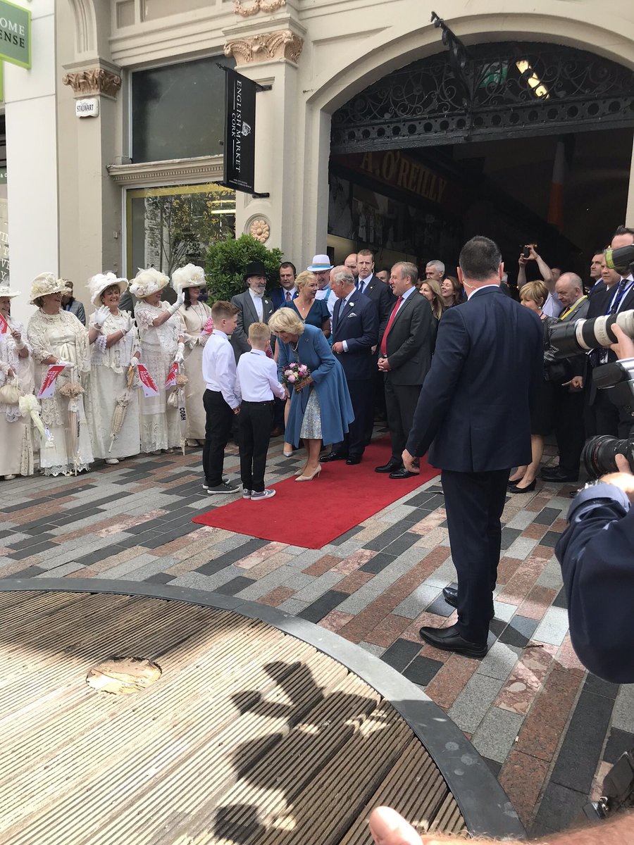 EdelCox's tweet image. HRH The Prince of Wales and HRH The Duchess of Cornwell #RoyalVisitCork