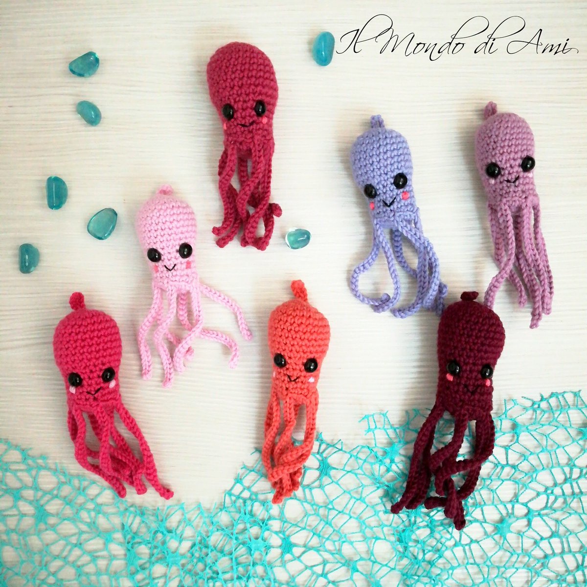 Il Mondo Di Ami Piccoli Calamari Bomboniere Per Il Battesimo Di Una Piccola Principessa Calamari Squid Sea Amigurumi Handmade Crochet Fattoamano Uncinetto Ganchillo T Co Btys65nwim