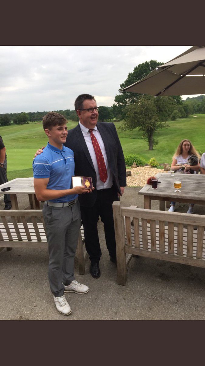 TheMountSport's tweet photo. Amazing achievement by Tom Osborn @MountSpinkhill becoming the youngest ever winner of the Scratch Medal @Lindrick Golf Club which dates back to 1894! Not bad going in our 175th year!! #Lindrick Golf Club #Mount175 @MSMHead @mount6thform https://t.co/CpEcuqQi9U