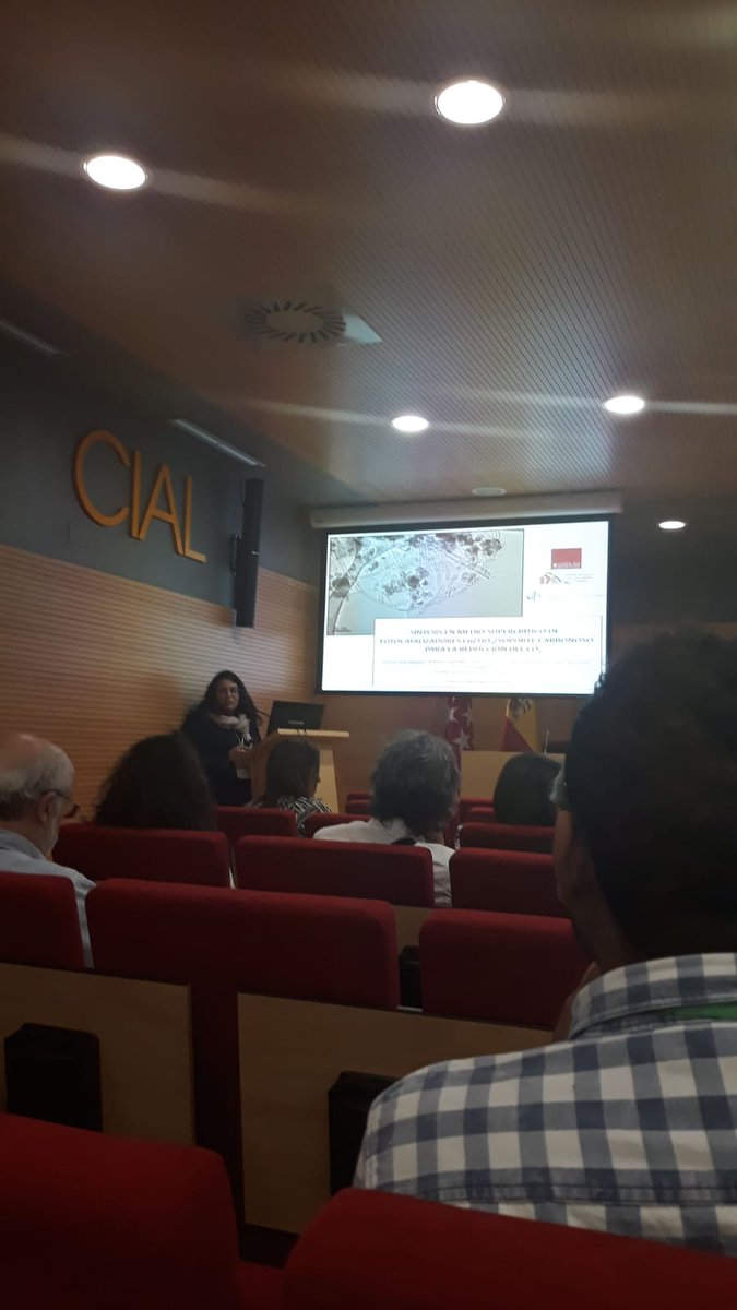 RafaCamarilloIQ's tweet photo. Nuestra compañera Verónica Rodríguez presentando nuestros últimos resultados en #Flucomp @CIAL_CSIC_UAM #fluidoscomprimidos https://t.co/WvI5ce3Xae