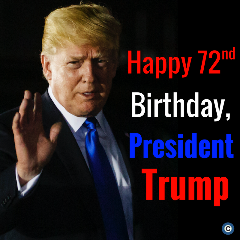 President Donald Trump turns 72 today. Wish the 45th president a happy birthday!
Photo: AP 