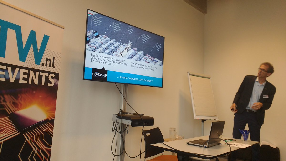 TWdigitaal's tweet photo. Big data kunnen ook afleiden van wat je eigenlijk wilt weten, waarschuwt Guus van der Bles @Conoship #SMTevent https://t.co/OdLqfW9r7I