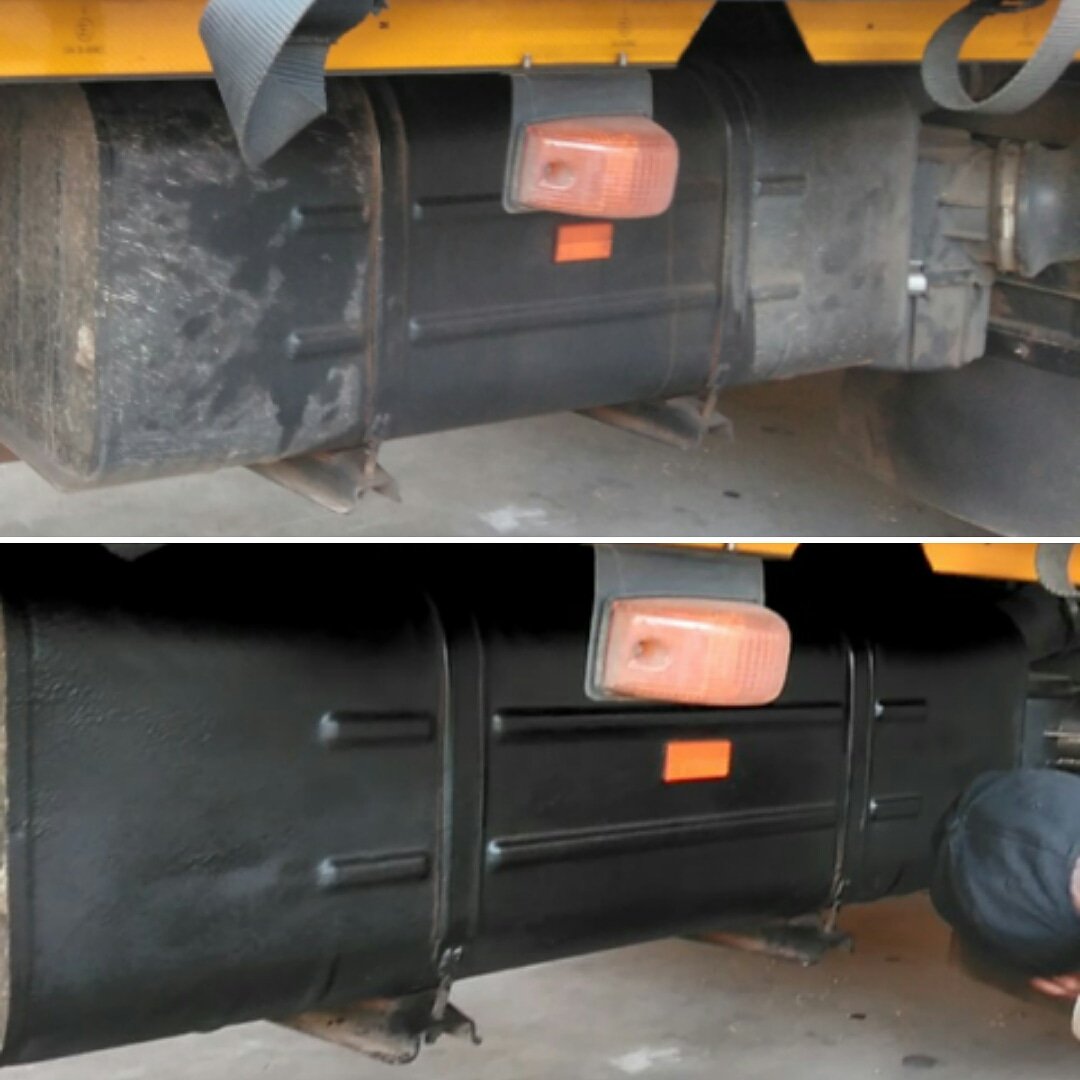 EcoMobileSA's tweet photo. Now looking after the @BrenntagGroup fleets in #CapeTown &amp; #gauteng, without water #undercarriagerestoration https://t.co/iBkcd1jZp2
