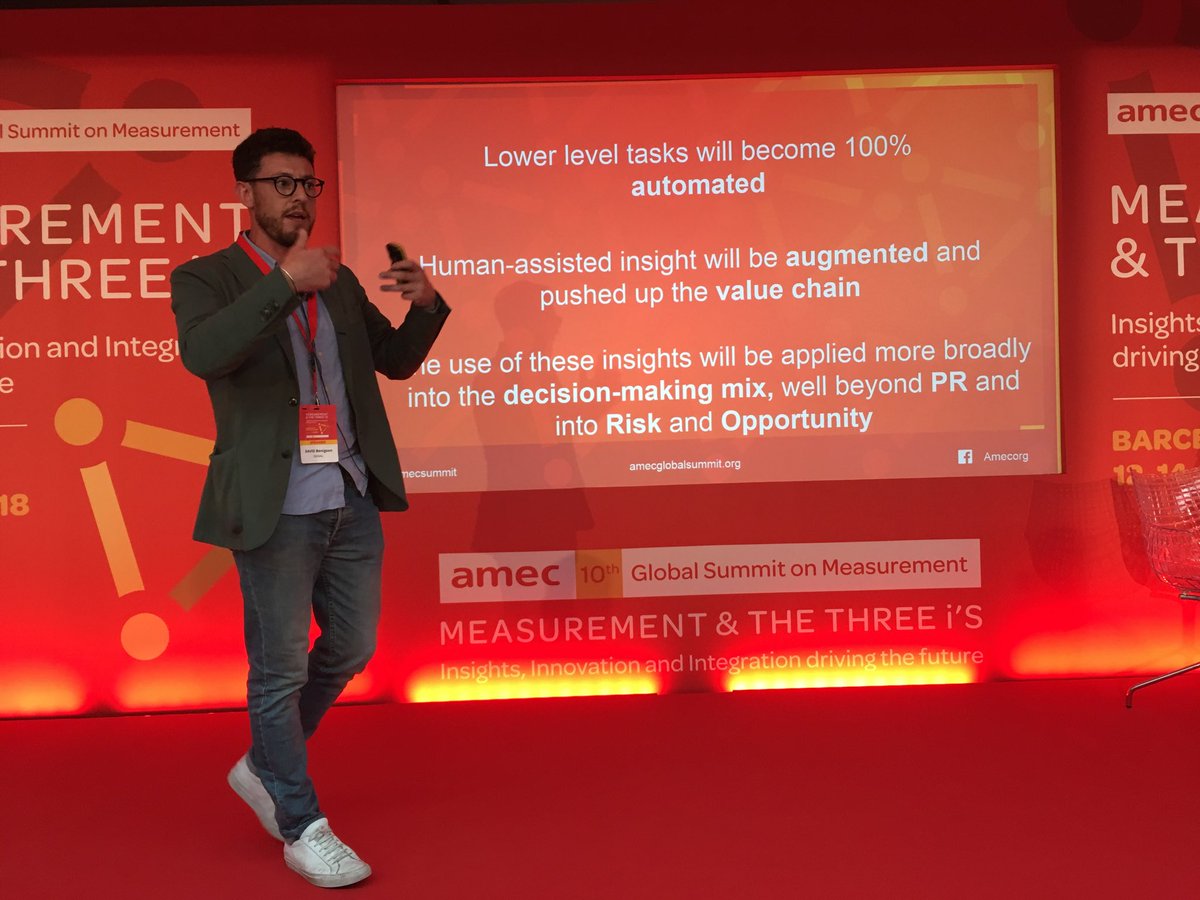 FlorianLaszlo's tweet photo. Energy on stage and pushing humans up the value chain. ⁦@Signalhq founder ⁦@DavidSignal⁩ #amecsummit #_fibep https://t.co/ALkHLqO0CW
