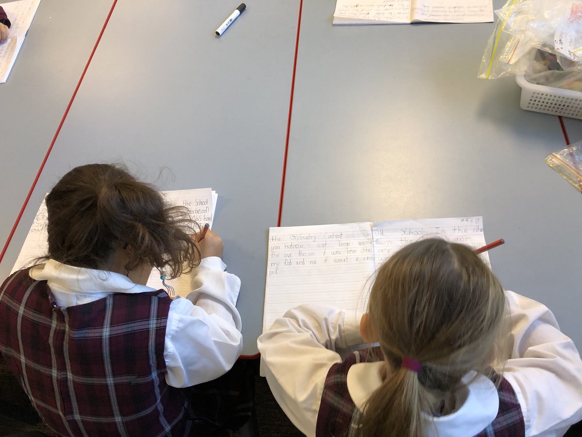 Year 1 writing about schools in past. #acuedu_P work samples