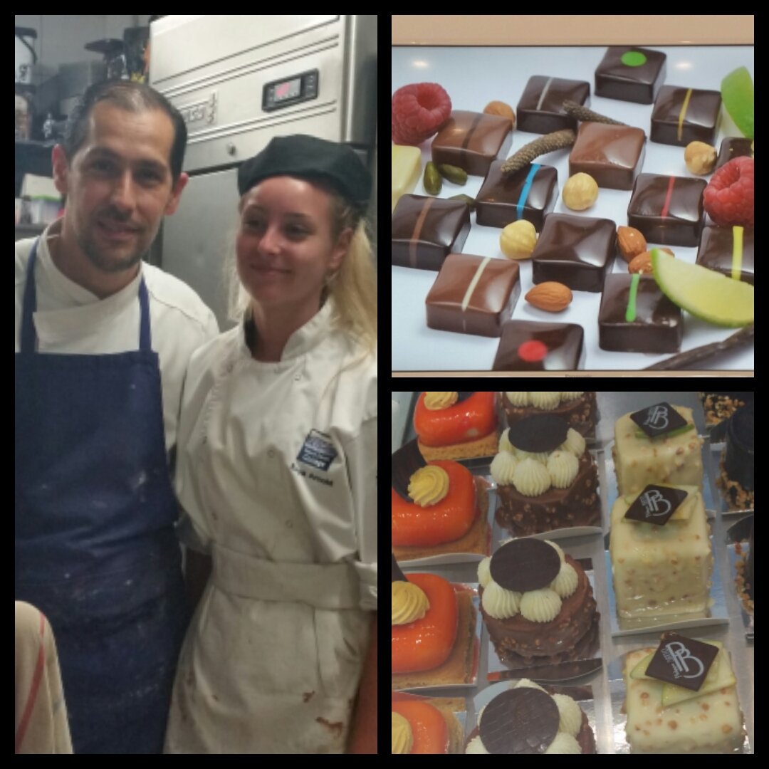 CarolSchnegg's tweet photo. Pastry Chef student Enya from @sdcollege enjoying her work experience with Chocolatier Phillip Brito in Cannes #France #Erasmas #EcoleHotelier amazing work Enya you have done so well.10/10 https://t.co/IkVZ428HOm