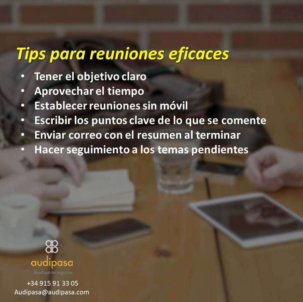 Cómo llevar a cabo una #reunión efectiva