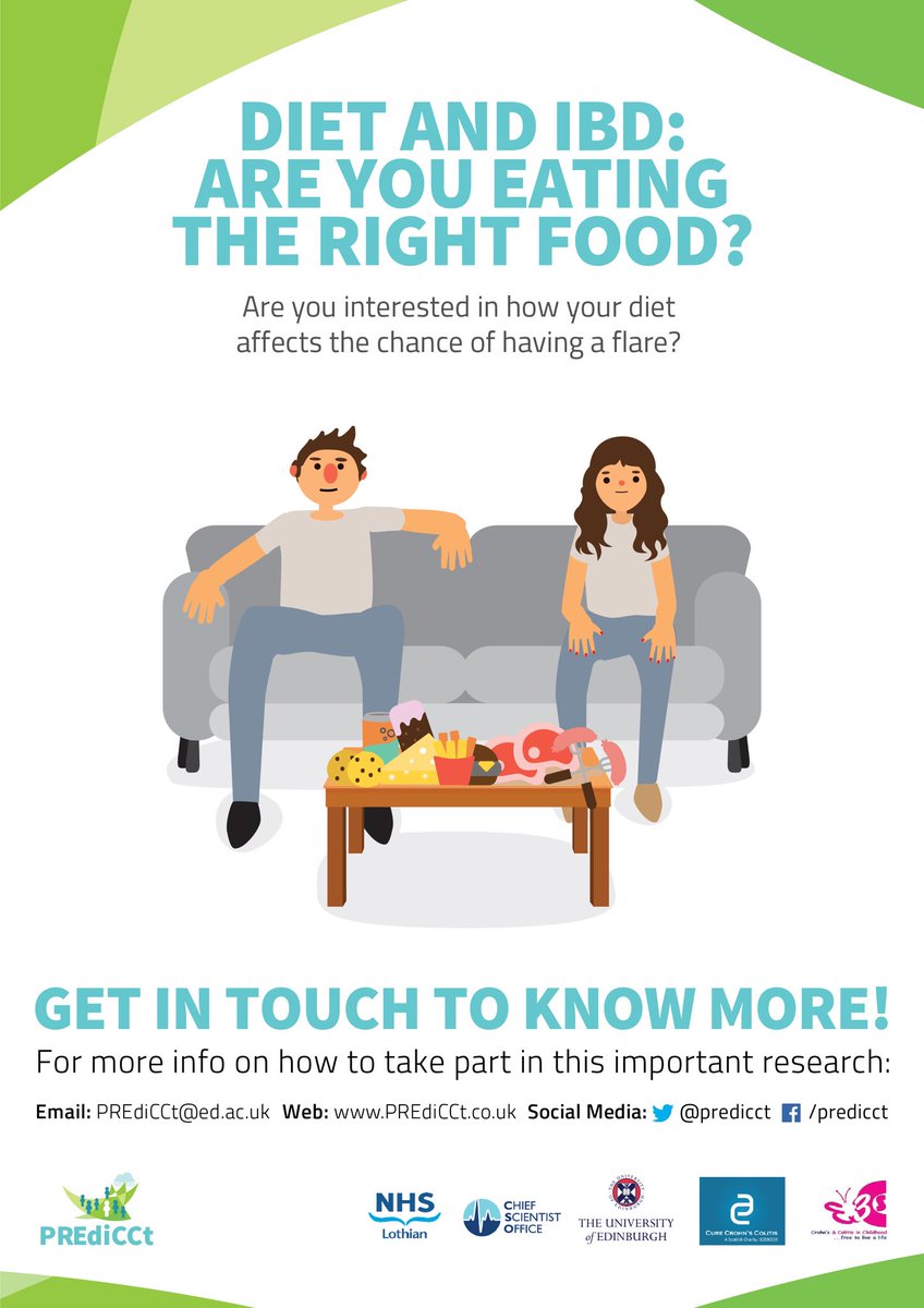 predicct's tweet photo. Diet and #IBD: are you eating the right food? Are you confused about what to eat?

So are we. The simple truth is that we don’t know what the right diet is for most people living with IBD.

@predicct aims to find out which aspects of diet are associated with disease flare. https://t.co/M57rkdQXyY
