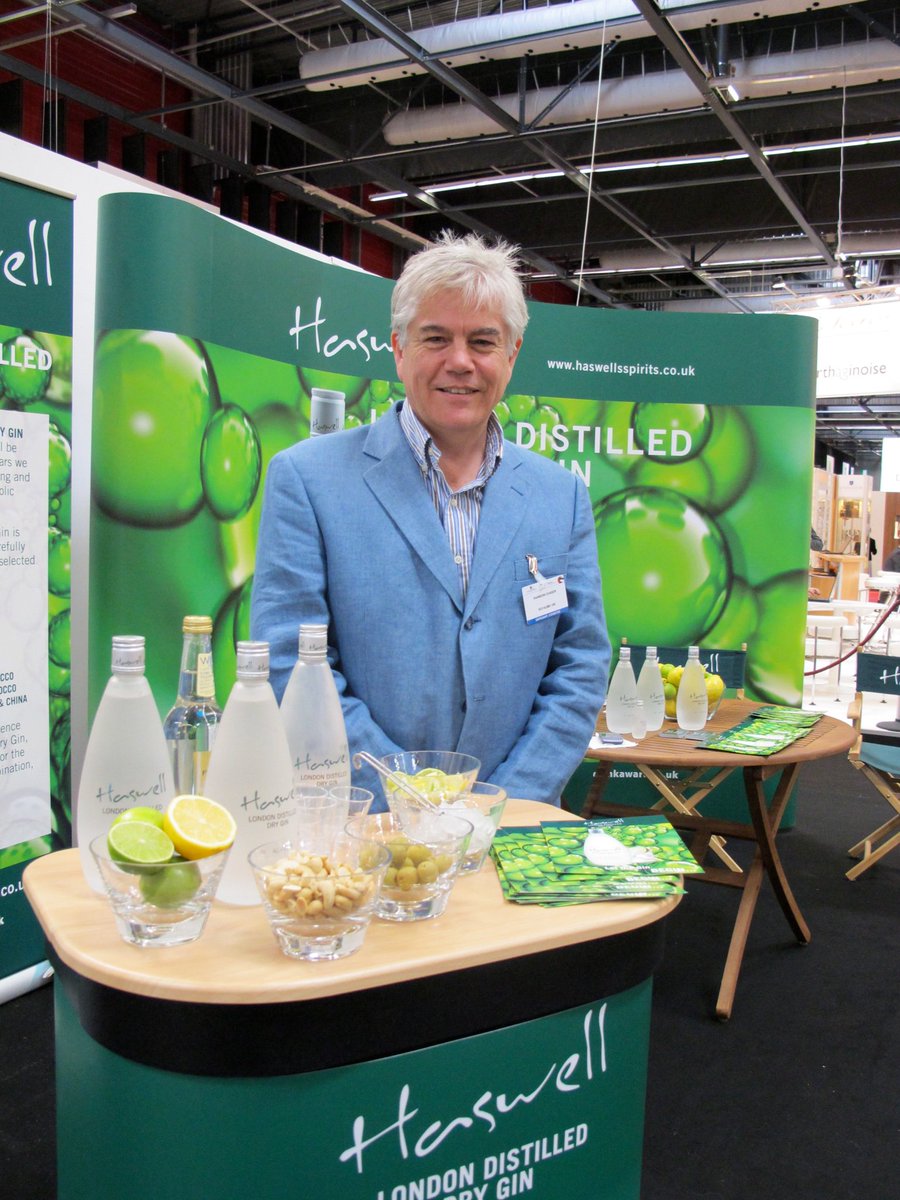 Haswell London Distilled Dry Gin Launch at Vinexpo in France, way back in June  2011 - How time and #gin flies!