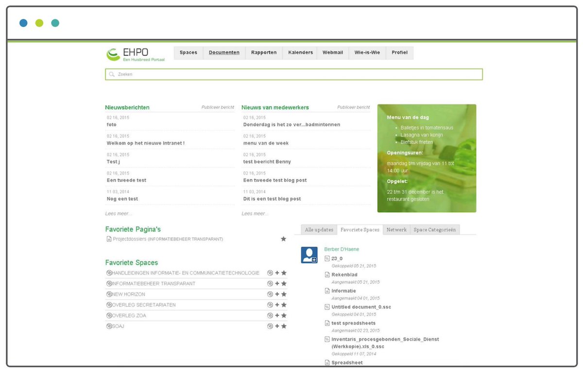 Case management and automatic workflows made possible through the digitization and categorization of paper documents. Intranet for better collaboration and internal news distribution at OCMW Roeselare.

buff.ly/2JxbXZG #digitization #collaboration @aca_it